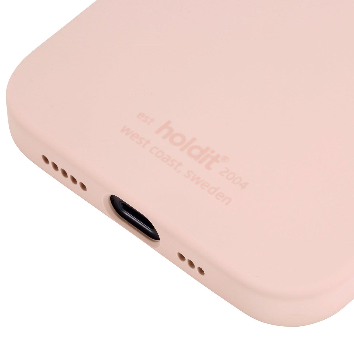 Holdit iPhone 12 / 12 Pro Soft Touch Silikone Cover Blush Pink