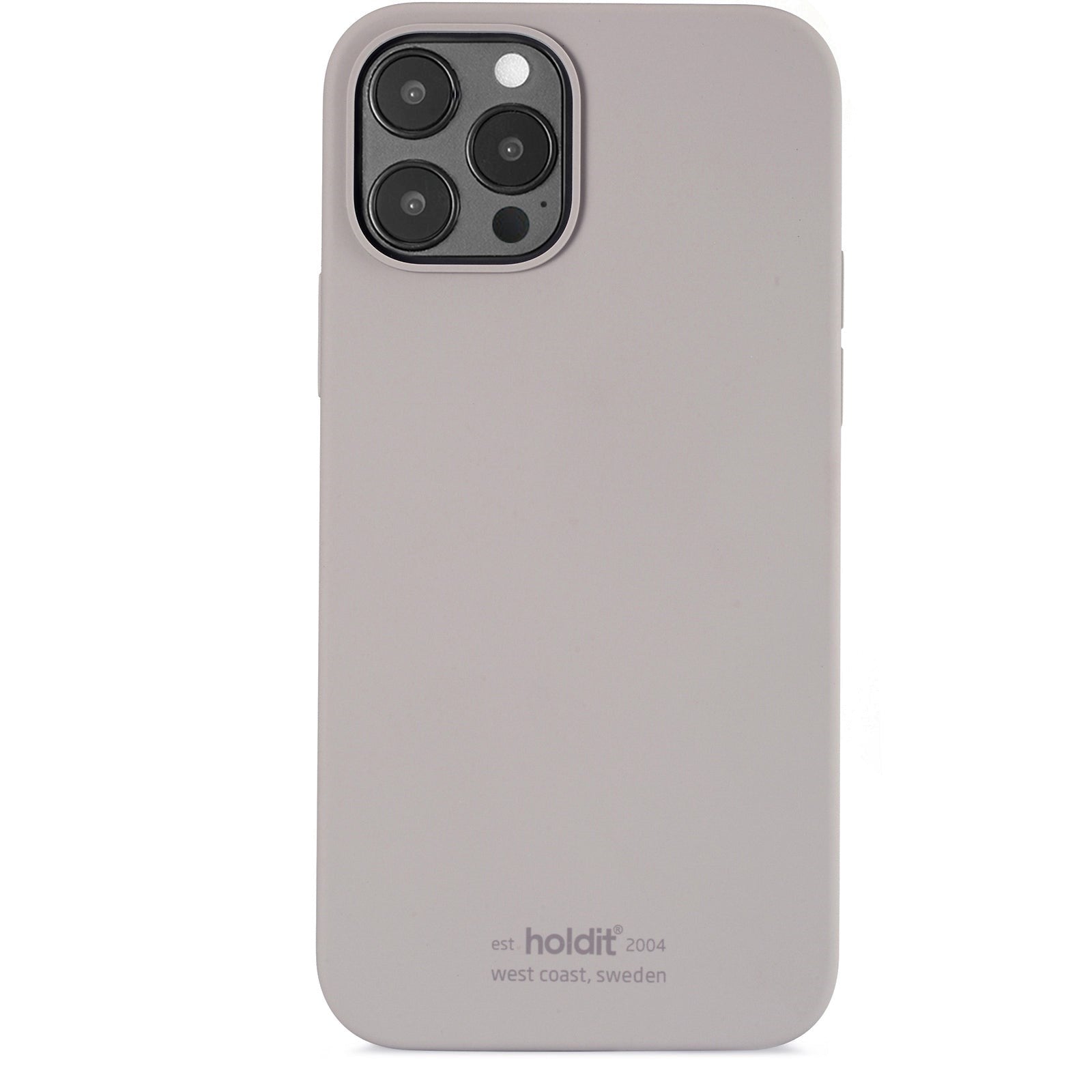 Holdit iPhone 12 Pro Max Soft Touch Silikone Cover Taupe