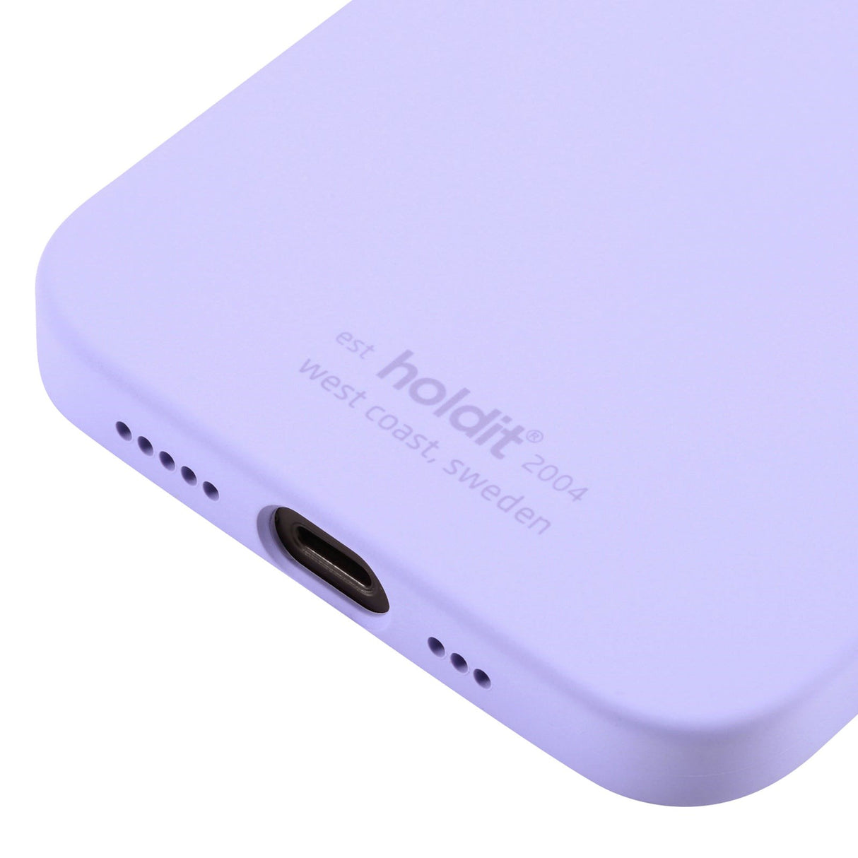 Holdit iPhone 12 / 12 Pro Soft Touch Silikone Cover Lavender