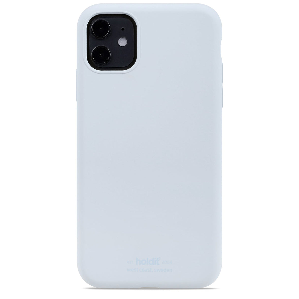 Holdit iPhone 11 Soft Touch Silikone Bagside Cover - Mineral Blue