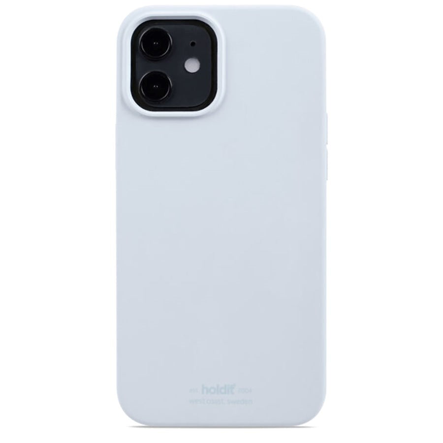 Holdit iPhone 12 / 12 Pro Soft Touch Silikone Cover - Mineral Blue