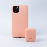 Holdit Nygård Silikone Cover Til AirPods (1 & 2. gen.) - Pink Peach