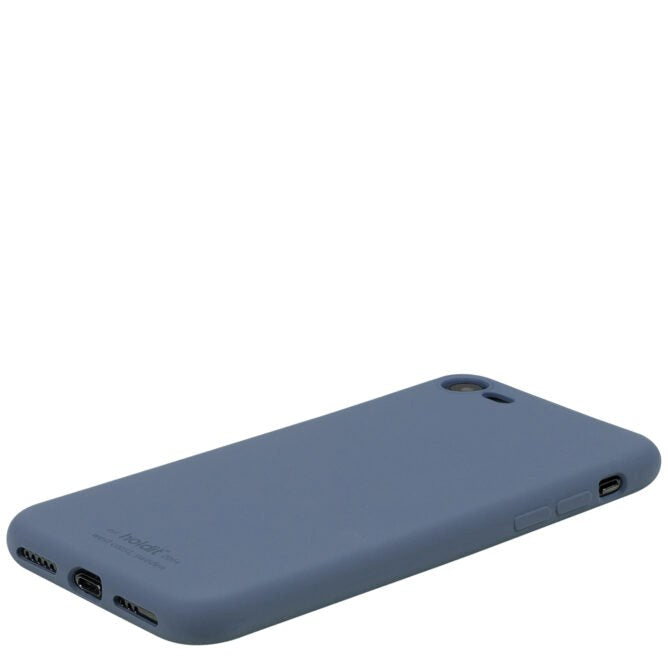 Holdit iPhone SE (2022 / 2020) / 8 / 7 Soft Touch Silikone Cover - Pacific Blue