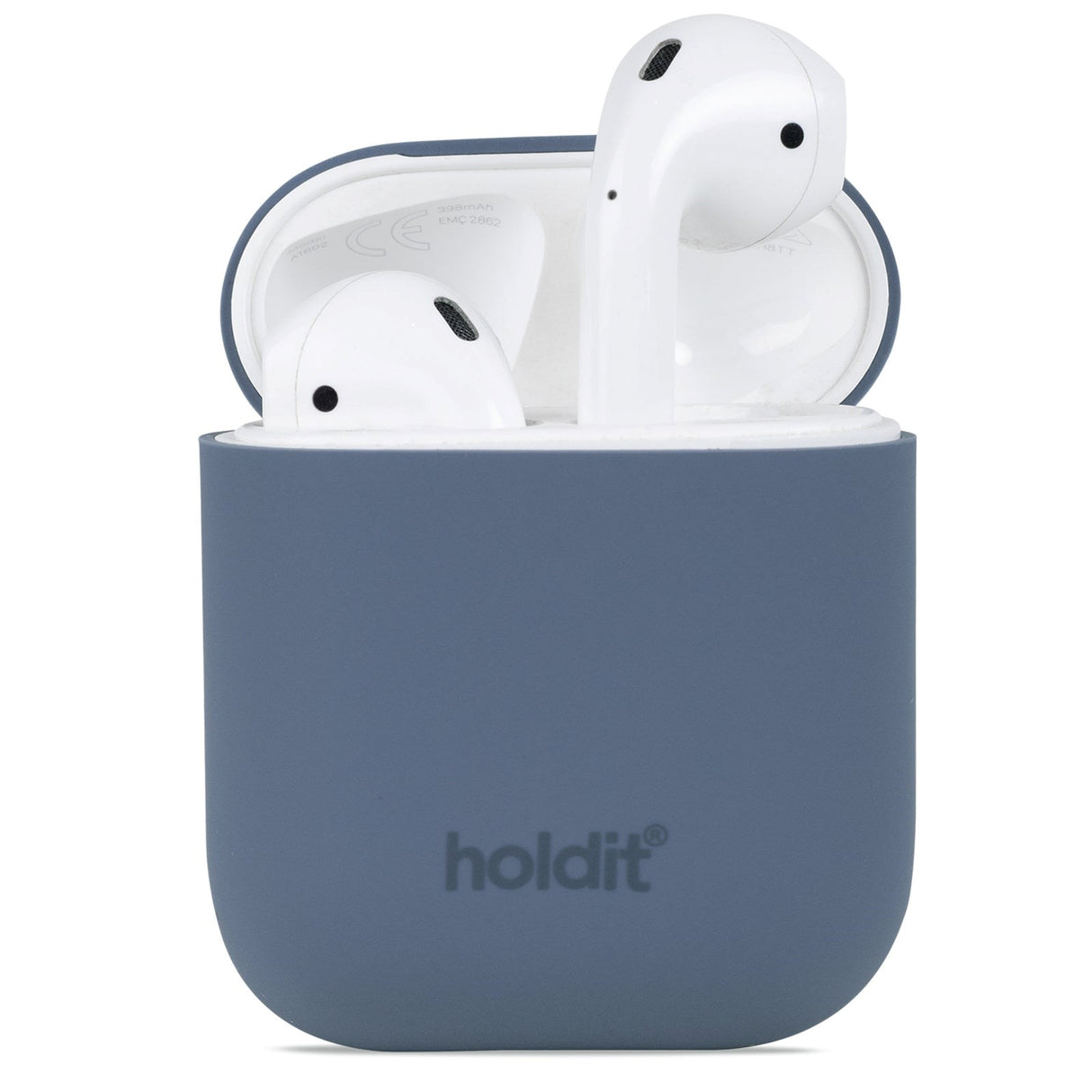 Holdit Nygård Silikone Cover Til AirPods (1 & 2. gen.) - Pacific Blue