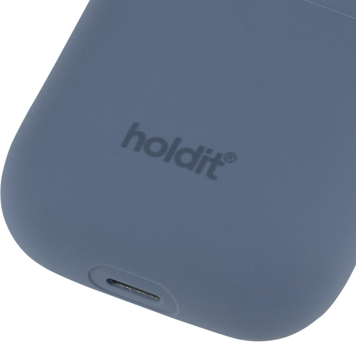 Holdit Nygård Silikone Cover Til AirPods (1 & 2. gen.) - Pacific Blue