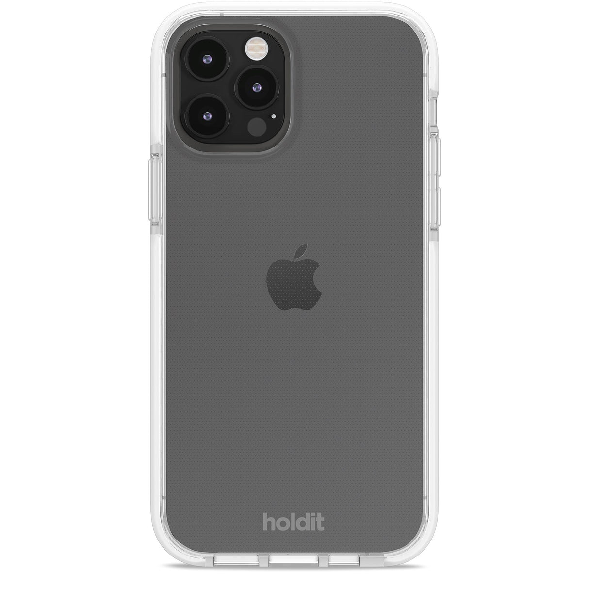 Holdit iPhone 12 / 12 Pro Seethru Cover - Hvid