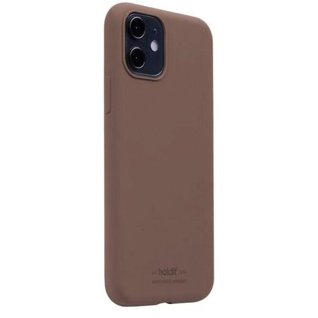 Holdit iPhone 11 Soft Touch Silikone Cover - Mørkebrun