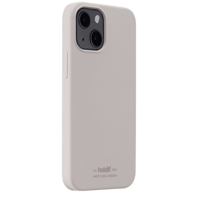 Holdit iPhone 13 Mini Soft Touch Silikon Cover - Taupe