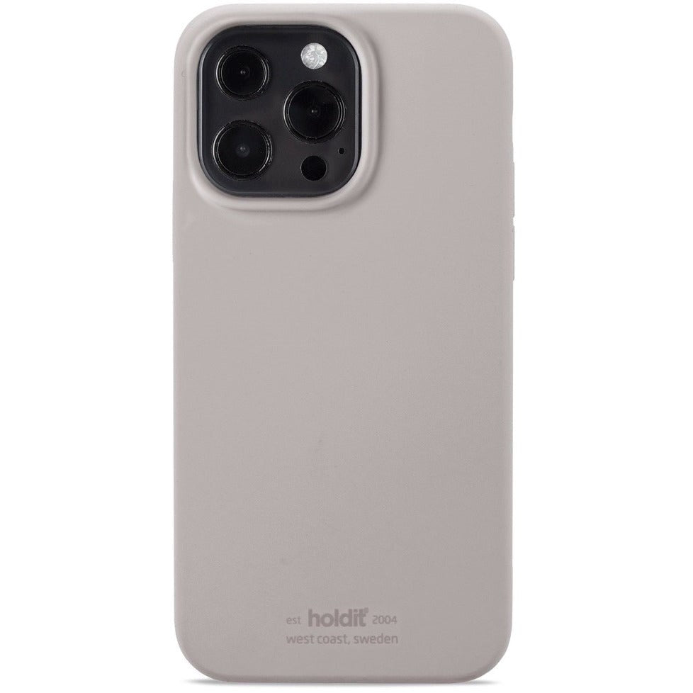 Holdit iPhone 13 Pro Soft Touch Silikone Cover - Taupe