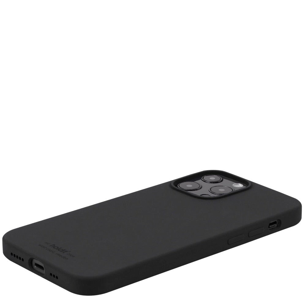 Holdit iPhone 13 Pro Max Soft Touch Silikone Cover - Black