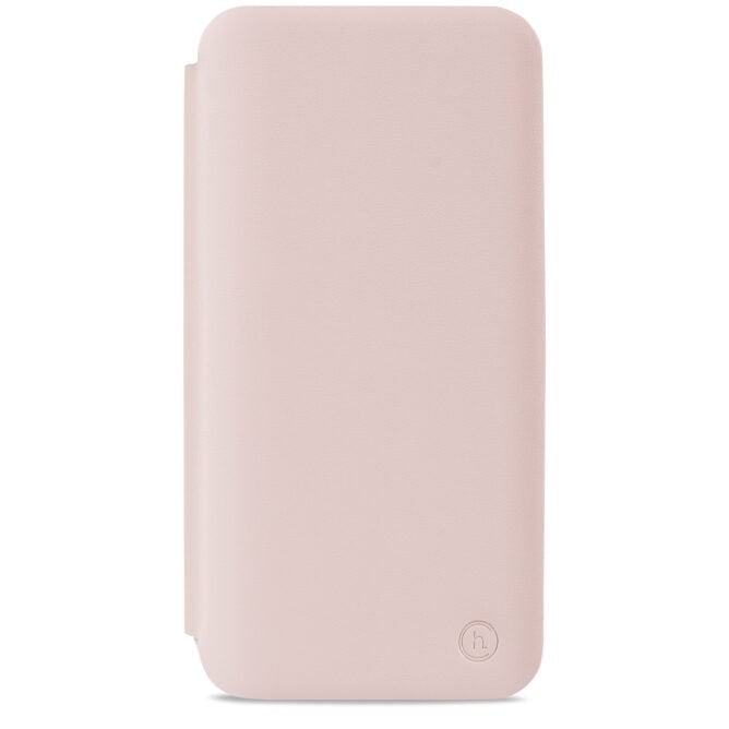 Holdit iPhone 13 Pro Slim Flip Cover m. Pung - Blush Pink