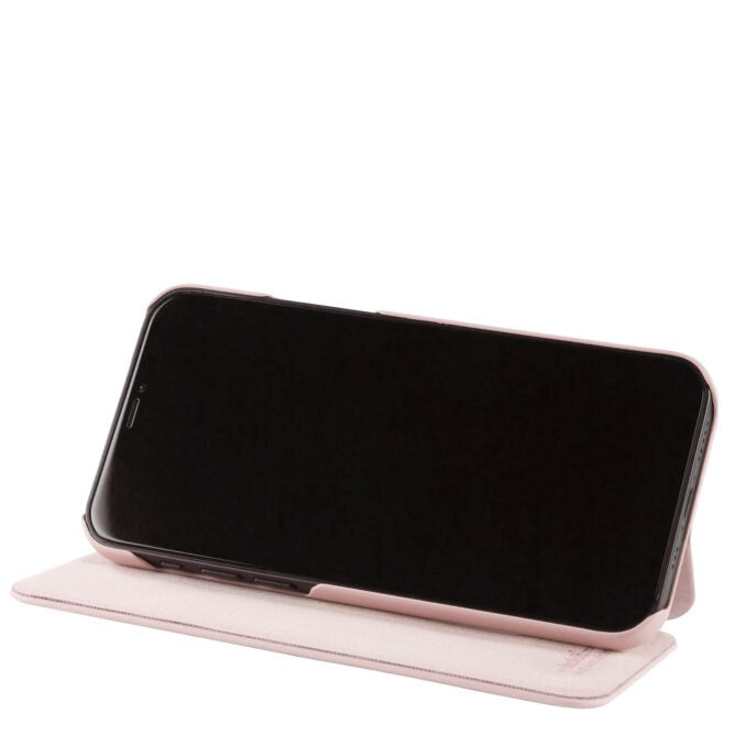 Holdit iPhone 13 Pro Slim Flip Cover m. Pung - Blush Pink