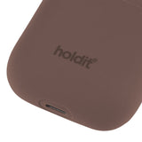 Holdit Nygård Silikone Cover Til AirPods (1 & 2. gen.) - Dark Brown