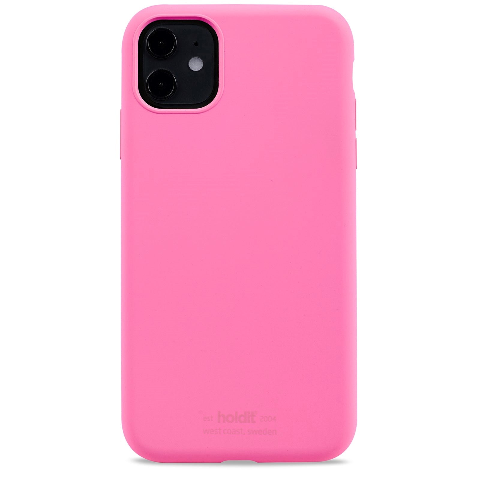 Holdit iPhone 11 Soft Touch Silikone Cover - Bright Pink