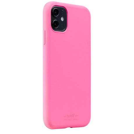 Holdit iPhone 11 Soft Touch Silikone Cover - Bright Pink