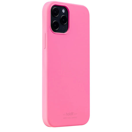 Holdit iPhone 12 / 12 Pro Soft Touch Silikone Cover - Bright Pink