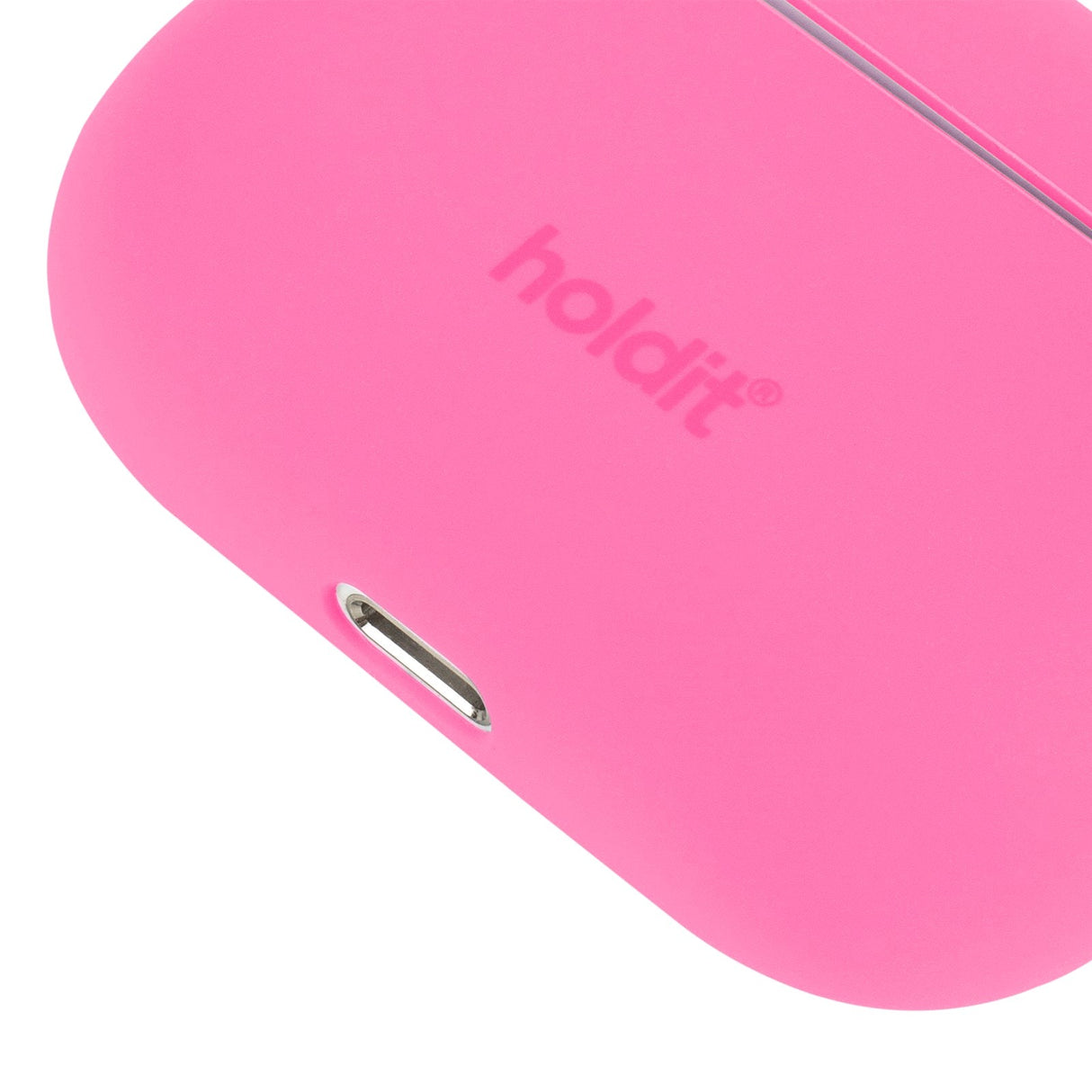 Holdit Nygård Silikone Cover Til AirPods Pro - Bright Pink