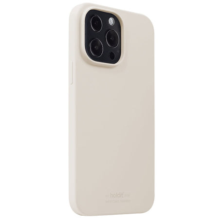 Holdit iPhone 13 Pro Soft Touch Silikone Cover - Light Beige