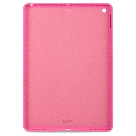 iPad 10.2" (2021 / 2020 / 2019) Holdit Silikone Bagside Cover - Bright Pink