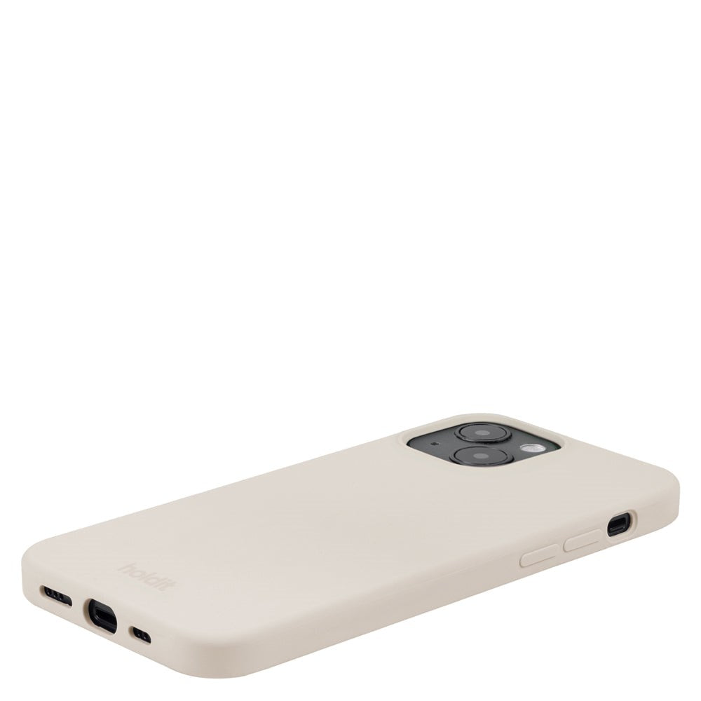 Holdit iPhone 14 / 13 Soft Touch Silikone Cover - Light Beige