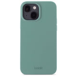 Holdit iPhone 14 / 13 Soft Touch Silikone Cover - Moss Green