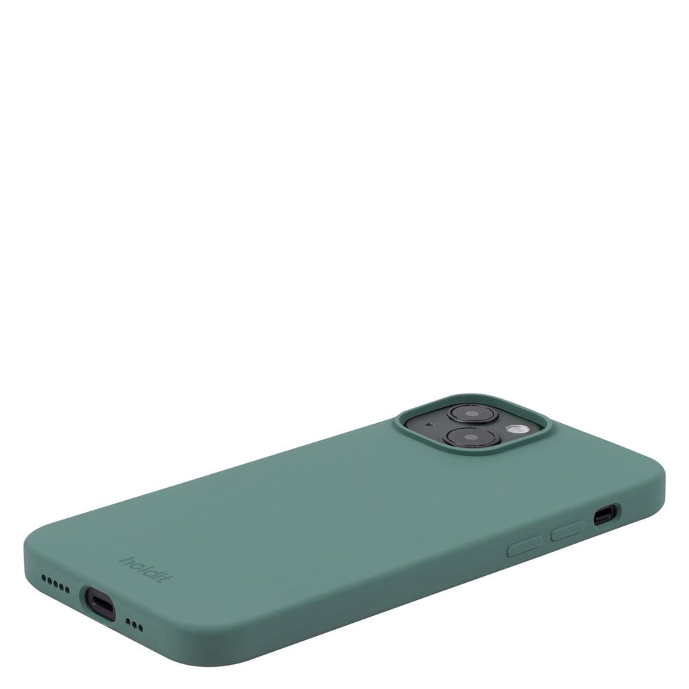 Holdit iPhone 14 / 13 Soft Touch Silikone Cover - Moss Green