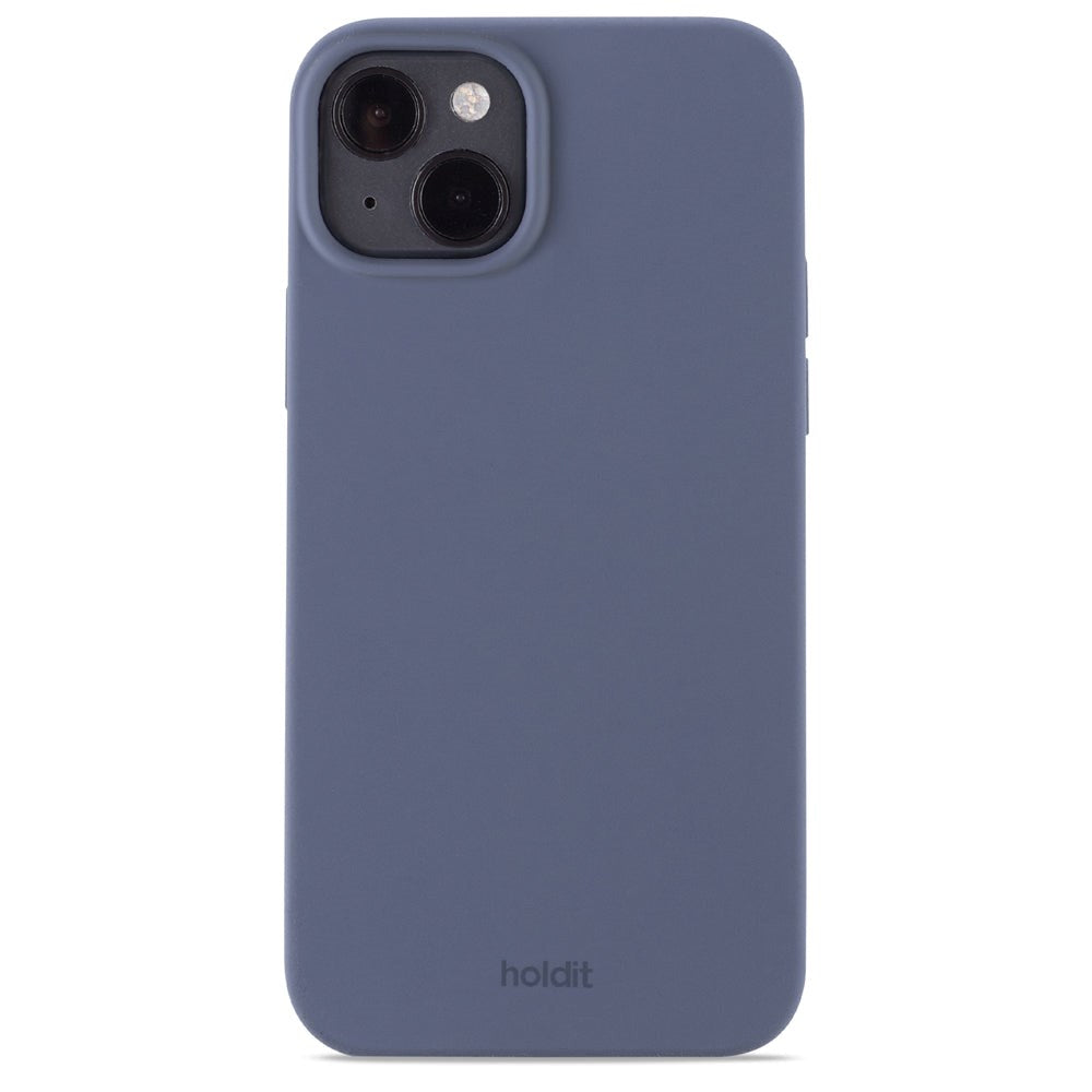 Holdit iPhone 14 Plus Soft Touch Silikone Cover - Pacific Blue