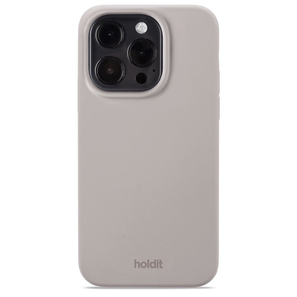 Holdit iPhone 14 Pro Soft Touch Silikone Cover - Taupe