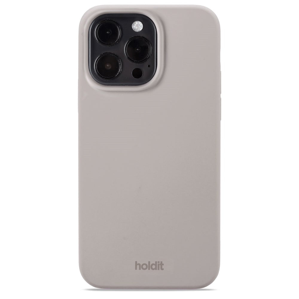 Holdit iPhone 14 Pro Max Soft Touch Silikone Cover - Taupe