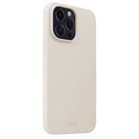 Holdit iPhone 14 Pro Max Soft Touch Silikone Cover - Light Beige