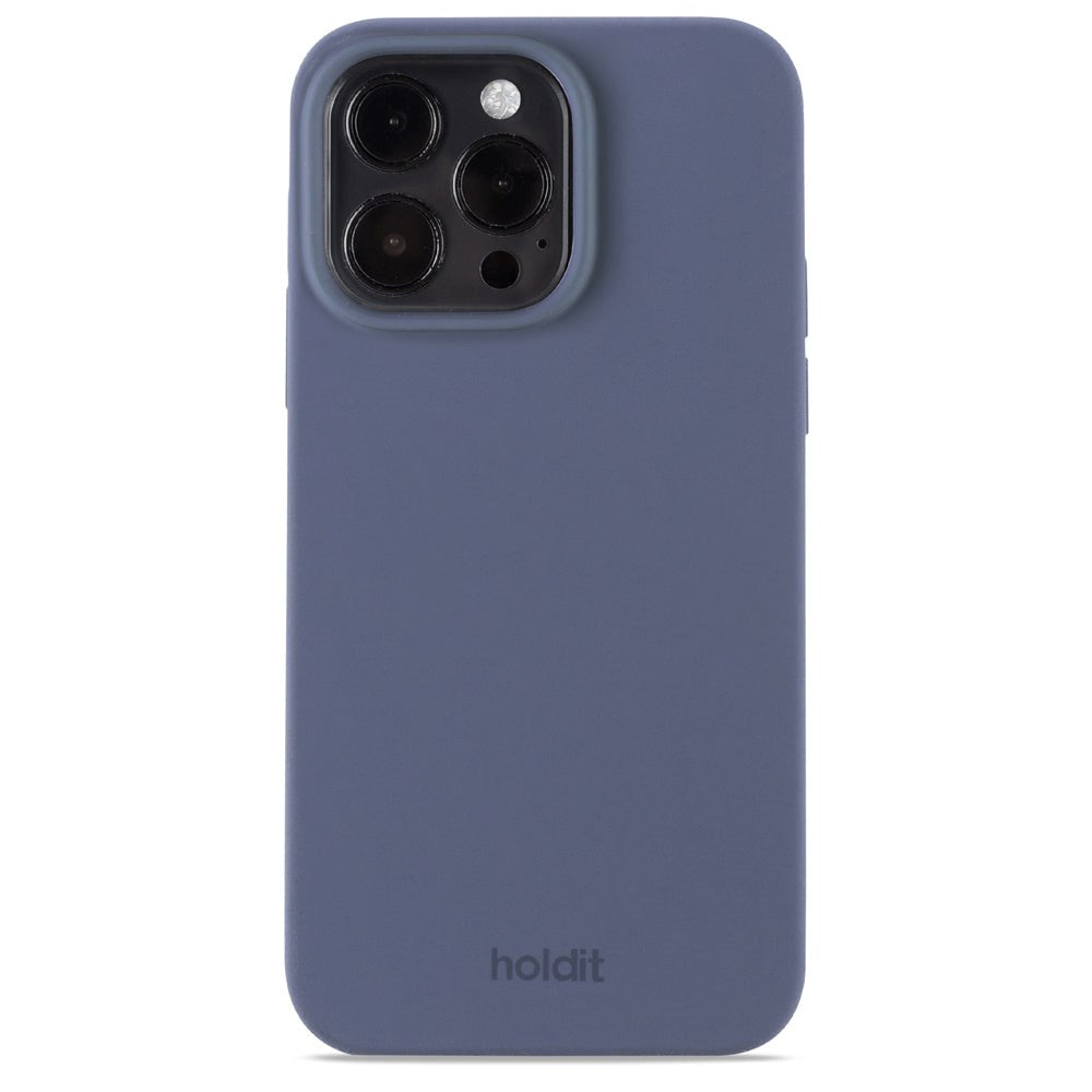 Holdit iPhone 14 Pro Max Soft Touch Silikone Cover - Pacific Blue