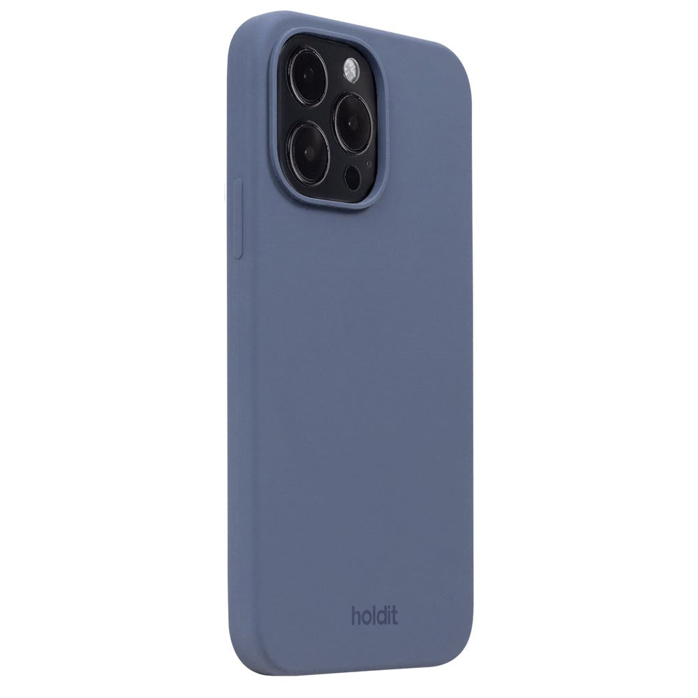 Holdit iPhone 14 Pro Max Soft Touch Silikone Cover - Pacific Blue