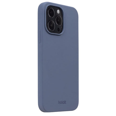 Holdit iPhone 14 Pro Max Soft Touch Silikone Cover - Pacific Blue