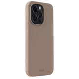 Holdit iPhone 14 Pro Soft Touch Silikone Cover - Mocha Brown