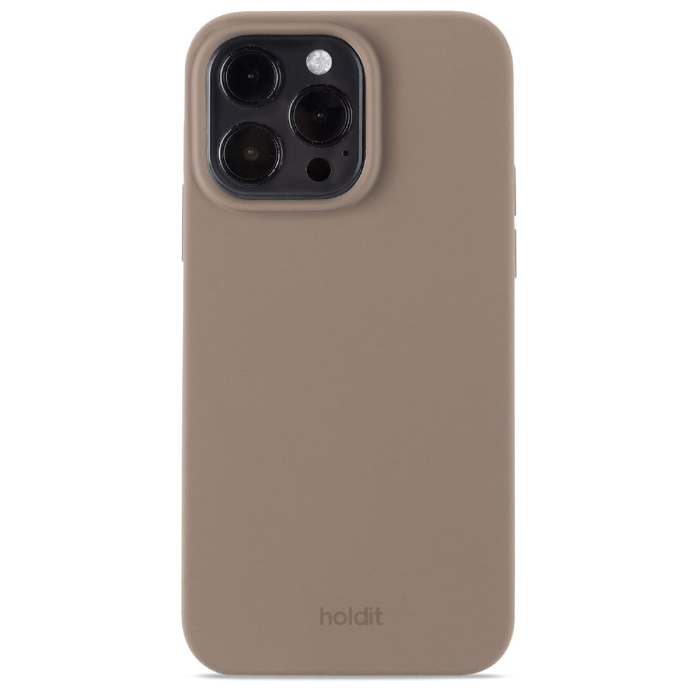 Holdit iPhone 14 Pro Max Soft Touch Silikone Cover - Mocha Brown