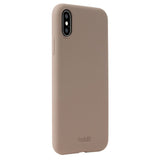 Holdit iPhone Xs/X Soft Touch Silikone Cover - Mocha Brown