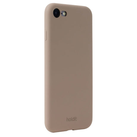 Holdit iPhone SE/8/7 Soft Touch Silikone Cover - Mocha Brown