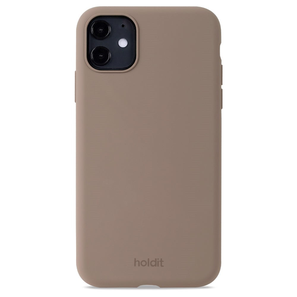 Holdit iPhone 11 Soft Touch Silikone Cover - Mocha Brown