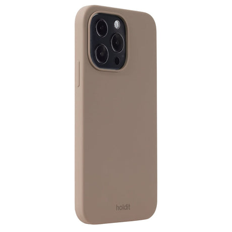 Holdit iPhone 13 Pro Soft Touch Silikone Cover - Mocha Brown