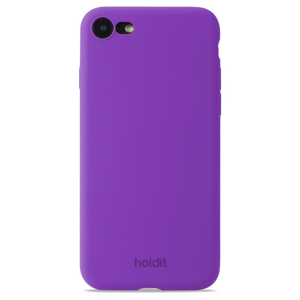 Holdit iPhone SE (2022 / 2020) / 8 / 7 Soft Touch Silikone Cover - Bright Purple