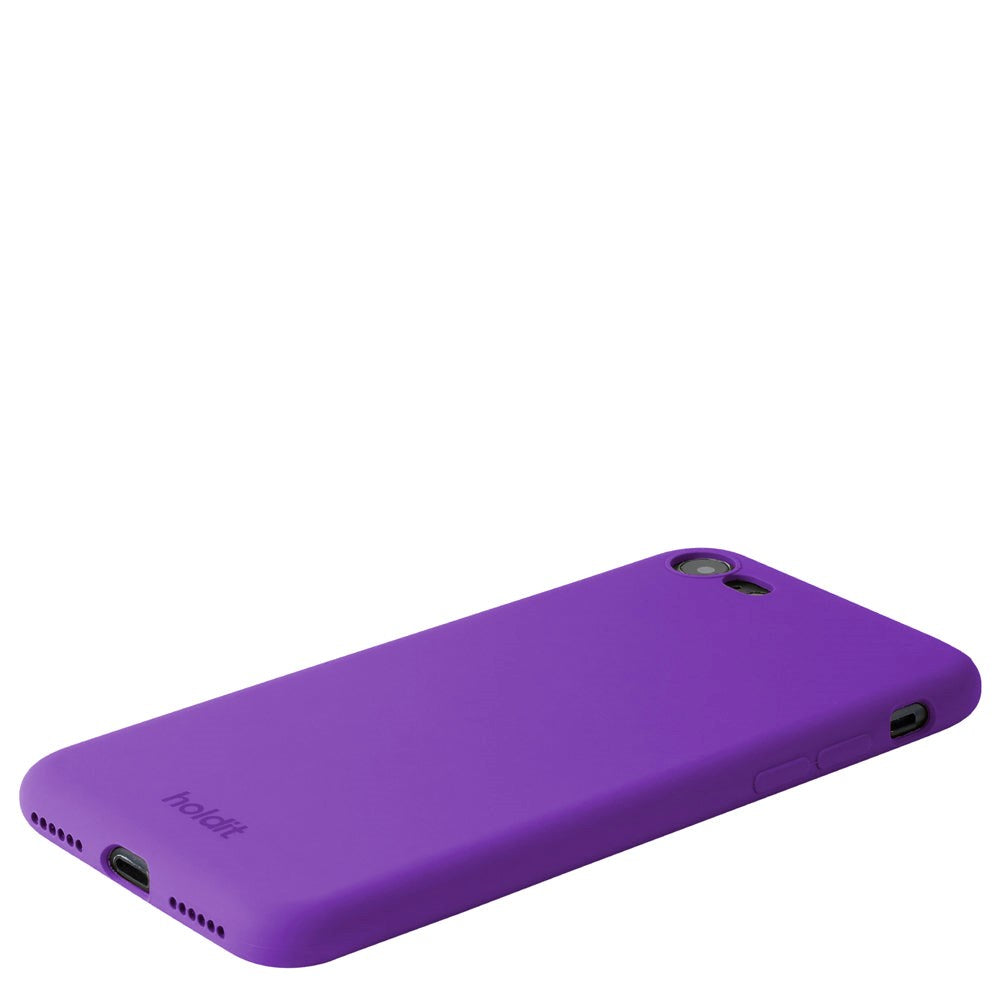 Holdit iPhone SE (2022 / 2020) / 8 / 7 Soft Touch Silikone Cover - Bright Purple