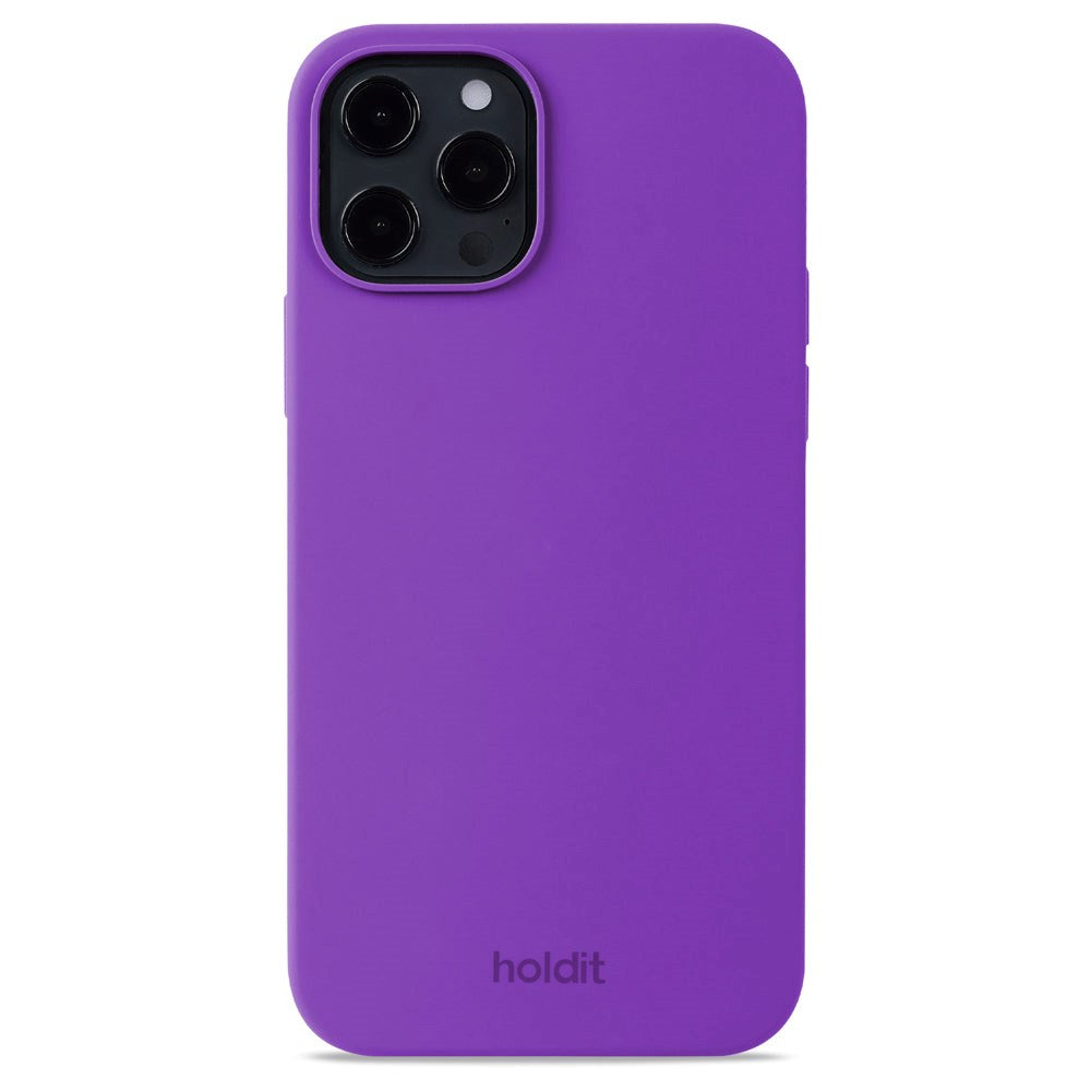 Holdit iPhone 12 / 12 Pro Soft Touch Silikone Cover - Bright Purple