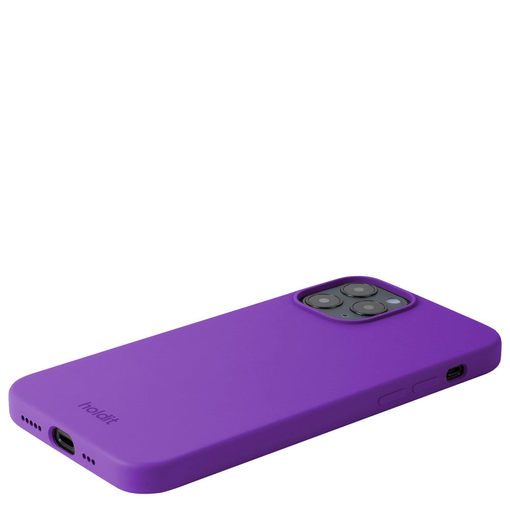 Holdit iPhone 12 / 12 Pro Soft Touch Silikone Cover - Bright Purple