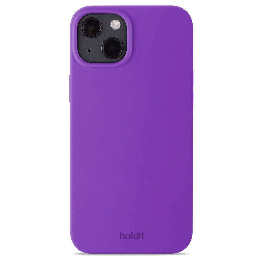 Holdit iPhone 13 Soft Touch Silikone Cover - Bright Purple