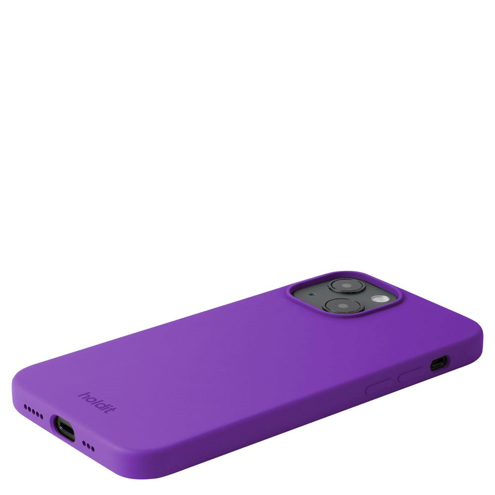 Holdit iPhone 13 Soft Touch Silikone Cover - Bright Purple