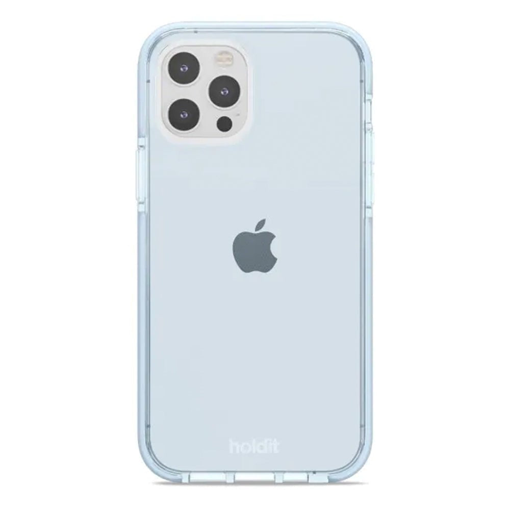 Holdit iPhone 12 / 12 Pro Seethru Cover - Mineral Blue