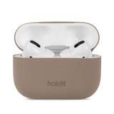 Holdit Nygård Silikone Cover Til AirPods Pro 2nd Gen (2022) - Mocha Brown