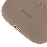 Holdit Nygård Silikone Cover Til AirPods Pro 2nd Gen (2022) - Mocha Brown