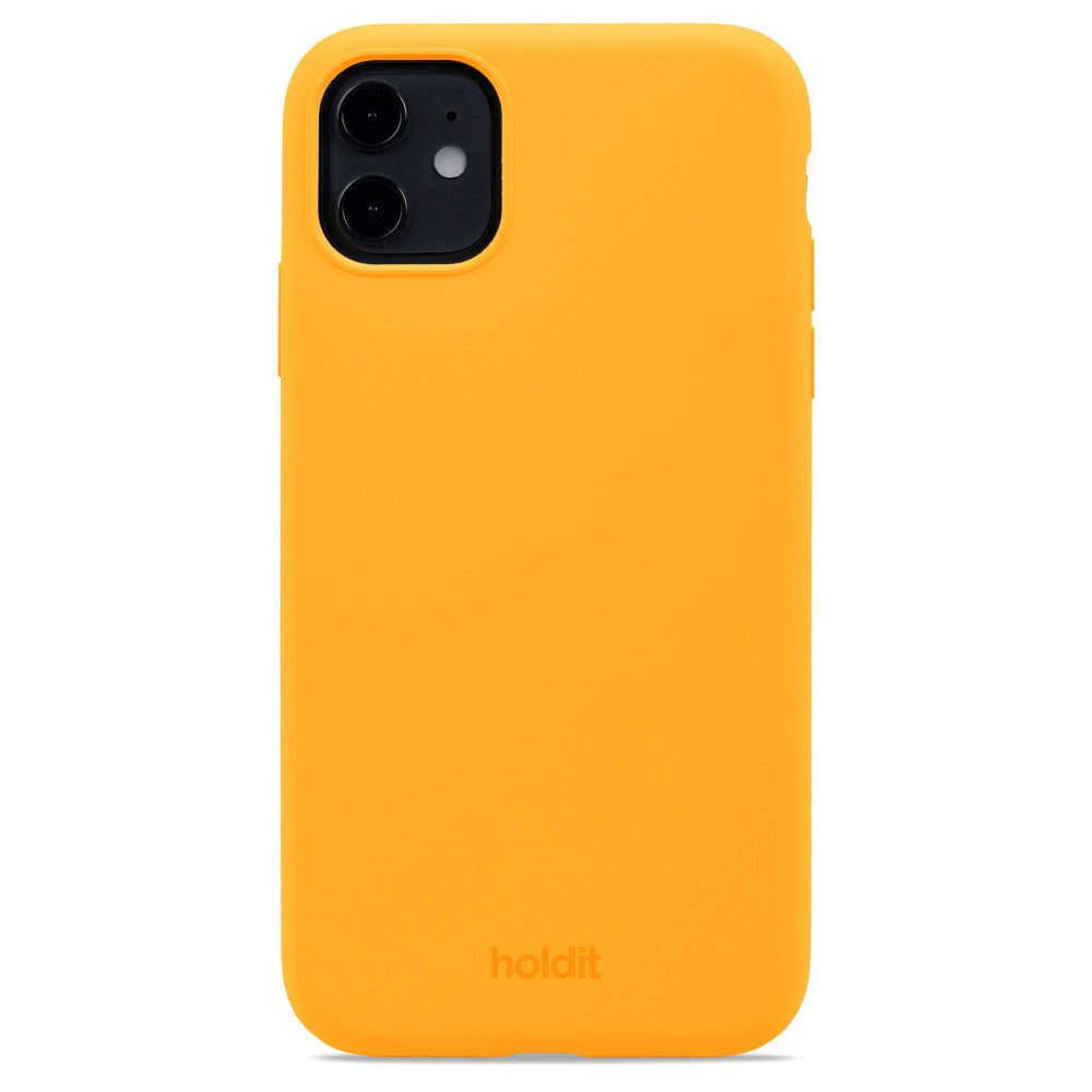 Holdit iPhone 11 Soft Touch Silikone Cover - Orange Juice