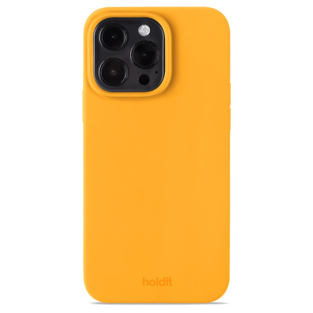 Holdit iPhone 14 Pro Max Soft Touch Silikone Case - Orange Juice